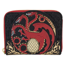 House Of The Dragon - All-Over Print House Targaryen Sigil Zip Around Wallet
