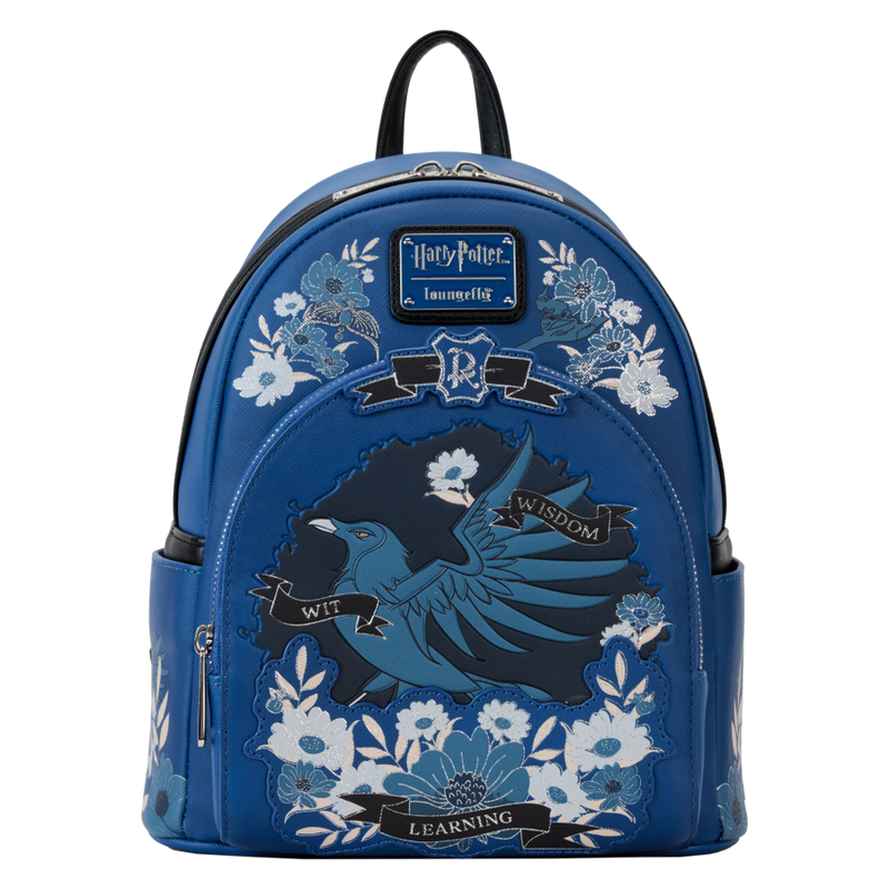 Harry Potter - Ravenclaw House Floral Tattoo Mini Backpack