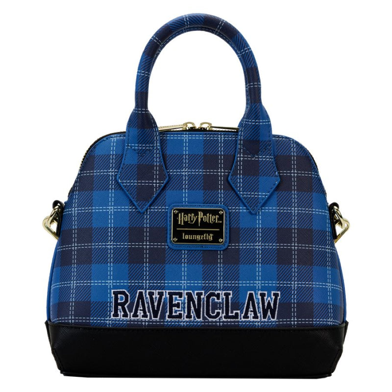 Harry Potter - Ravenclaw Patch Varsity Plaid Crossbody Bag