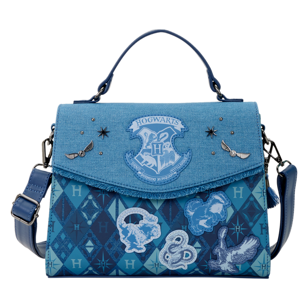 Harry Potter - Hogwarts Denim Crossbody Bag