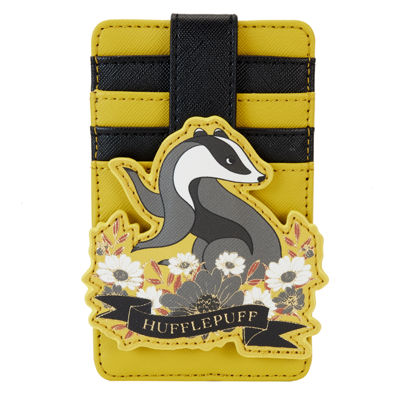 Harry Potter - Hufflepuff House Floral Tattoo Cardholder