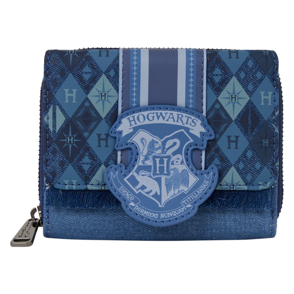 Harry Potter - Hogwarts Denim Tri-Fold Wallet