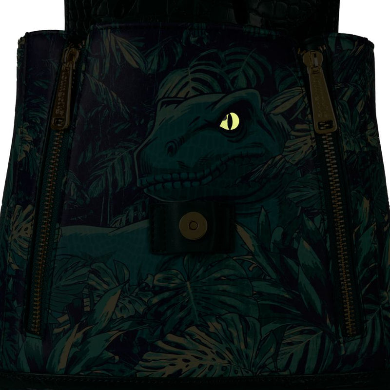 Jurassic World - Jungle Velociraptor Glow Drawstring Mini Backpack