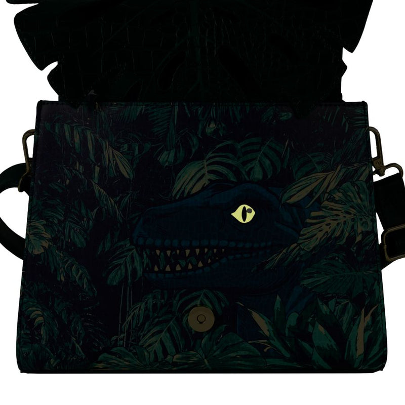Jurassic World - Jungle Velociraptor Glow Crossbody Bag