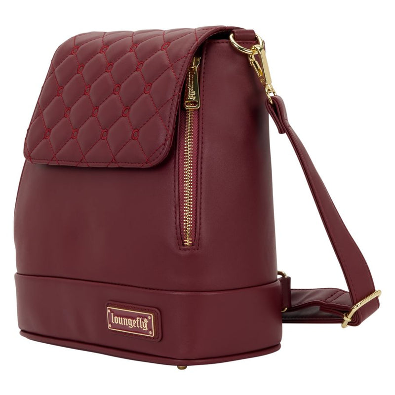 Loungefly - Lilly Red Pin Trader Convertible Mini Backpack & Crossbody Bag
