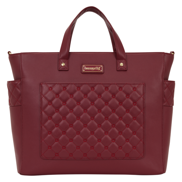 Loungefly - The Mo Red Convertible Backpack & Tote Crossbody Pin Trader Bag