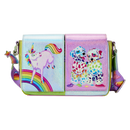 Lisa Frank - Holographic Glitter Color Block Crossbody Bag