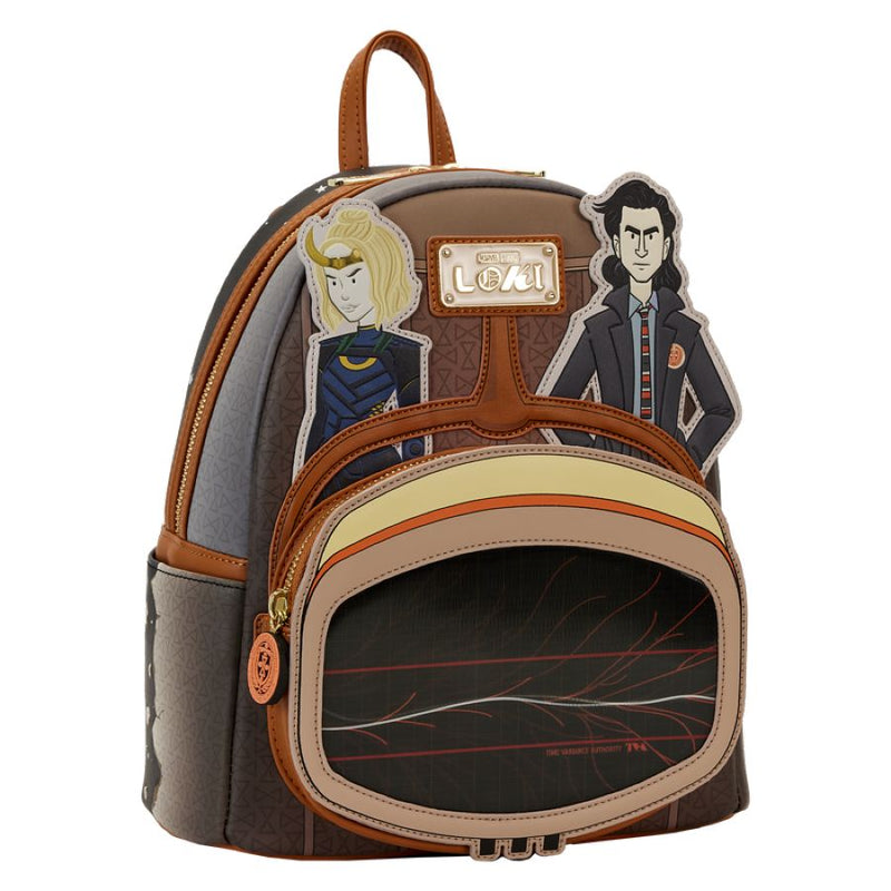 Loki (TV) - Loki TVA Lenticular Multiverse Mini Backpack