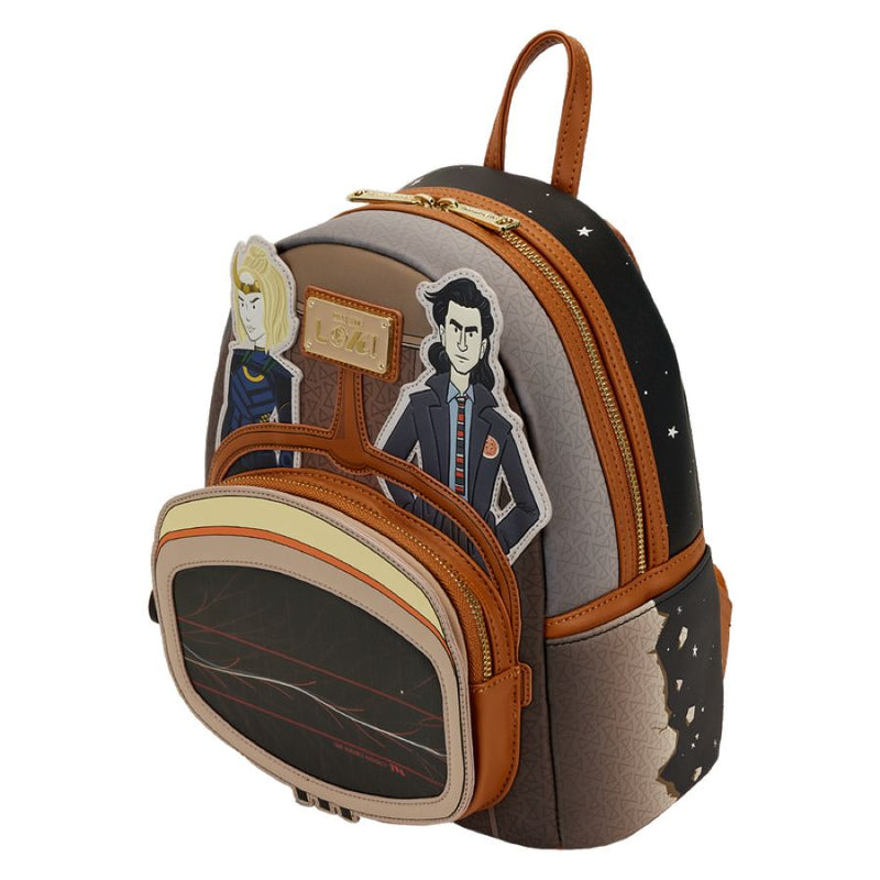 Loki (TV) - Loki TVA Lenticular Multiverse Mini Backpack