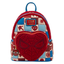 Marvel Comics - Spider-Man Sherpa Heart Mini Backpack