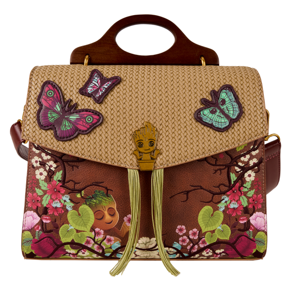 Guardians of the Galaxy - Groot Embroidered Florals Crossbody Bag