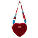 Marvel Comics - Spider-Man Sherpa Heart Crossbody Bag
