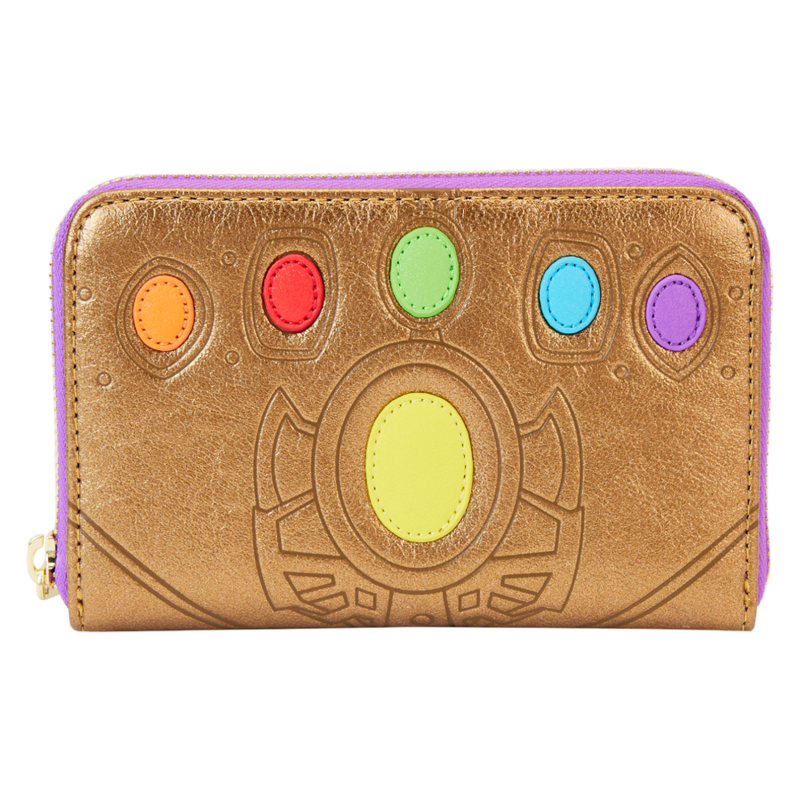 Marvel Comics - Thanos Gauntlet Metallic Zip Around Wallet