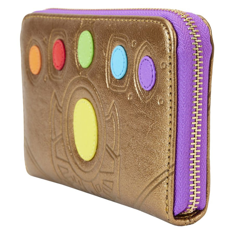 Marvel Comics - Thanos Gauntlet Metallic Zip Around Wallet