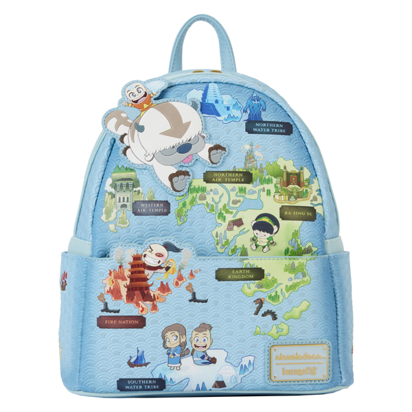 Avatar The Last Airbender - Map of the Four Nations Mini Backpack