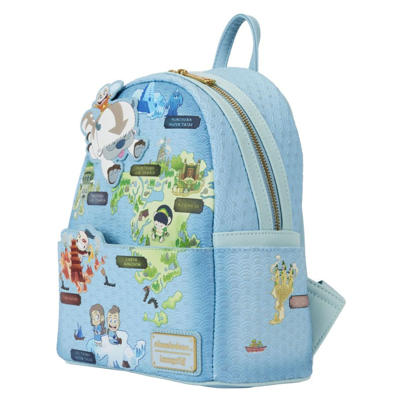 Avatar The Last Airbender - Map of the Four Nations Mini Backpack