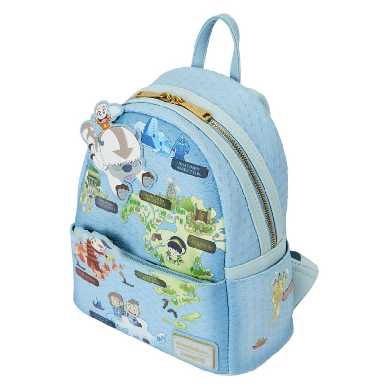Avatar The Last Airbender - Map of the Four Nations Mini Backpack