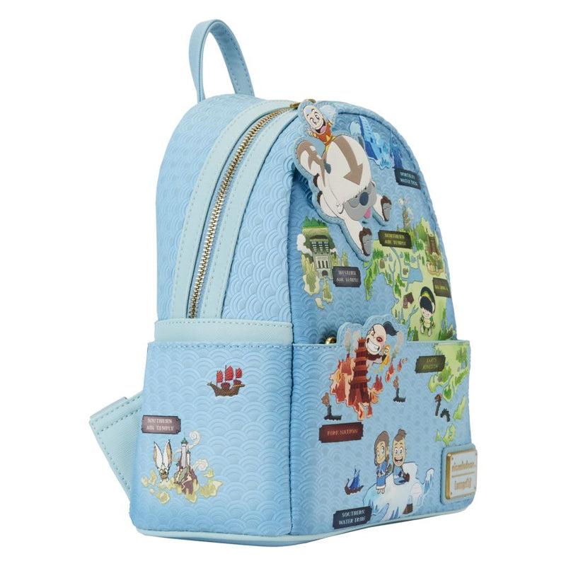 Avatar The Last Airbender - Map of the Four Nations Mini Backpack
