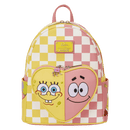SpongeBob Squarepants – SpongeBob & Patrick Star Checkered Mini Backpack