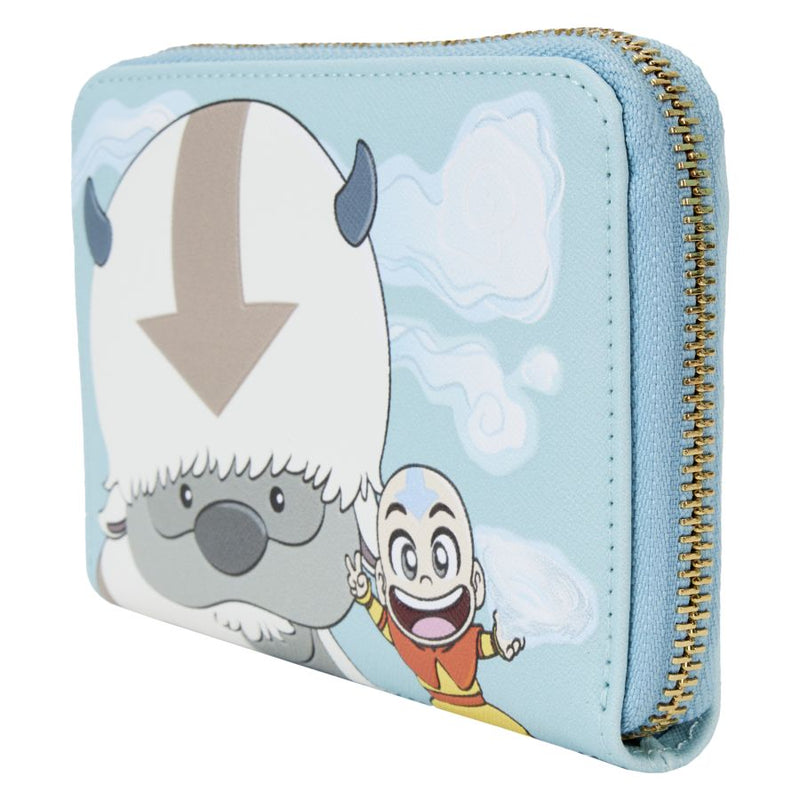 Avatar The Last Airbender - Aang, Appa & Momo Zip Around Wallet