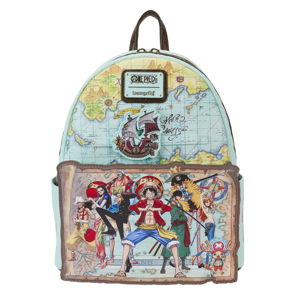 One Piece - Luffy & Gang Map Mini Backpack