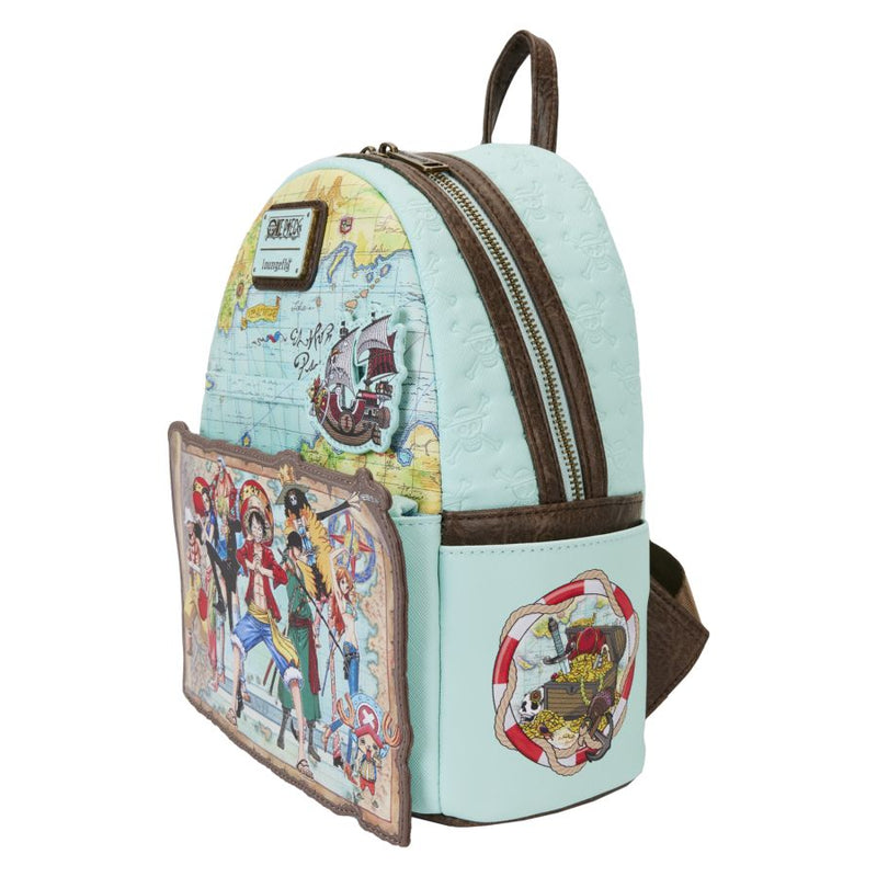 One Piece - Luffy & Gang Map Mini Backpack