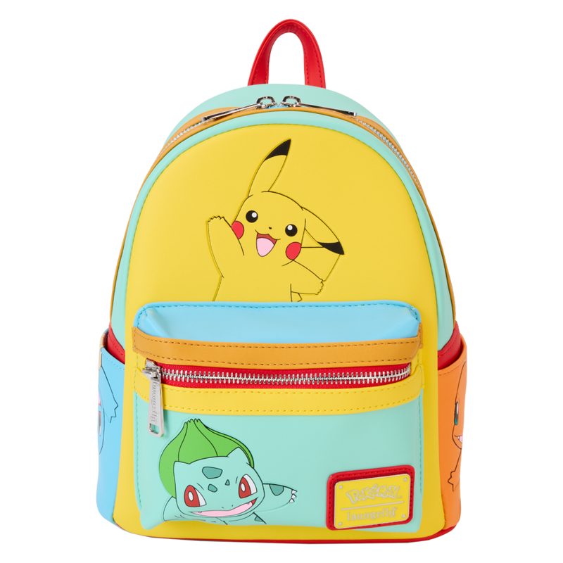 Pokemon - Starters Colour Block Mini Backpack