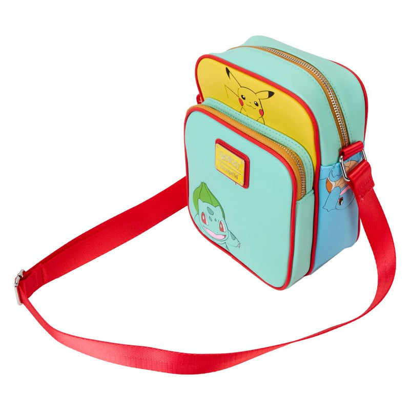 Pokemon - Starters Colour Block Crossbody Bag