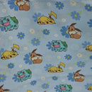 Pokemon - Floral Tote Bag with Coin Bag