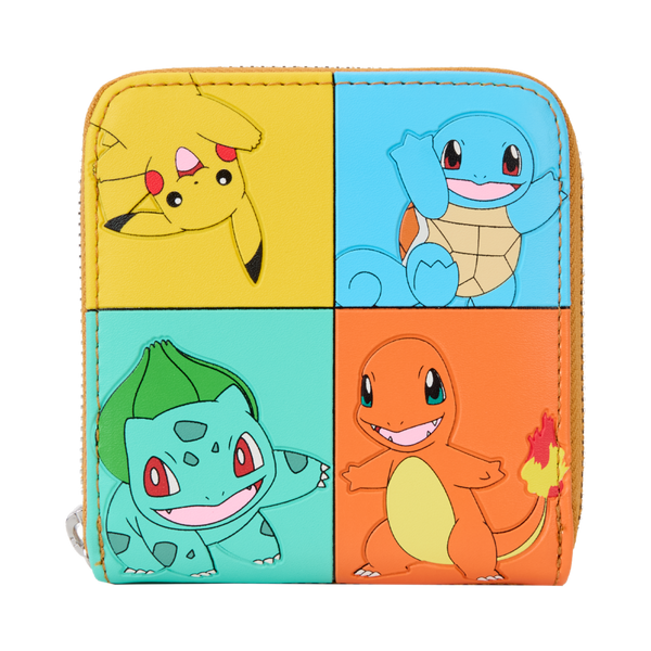 Pokemon - Colour Block Zip Around Wallet