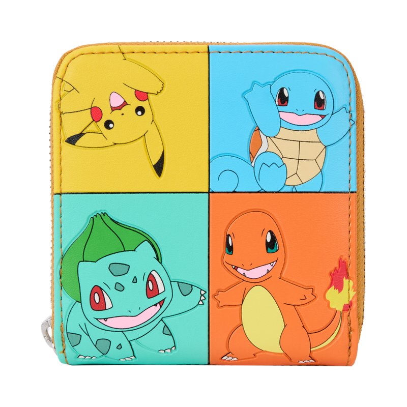 Pokemon - Colour Block Zip Around Wallet