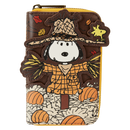 Peanuts - Snoopy Scarecrow Zip Around Wallet Purse