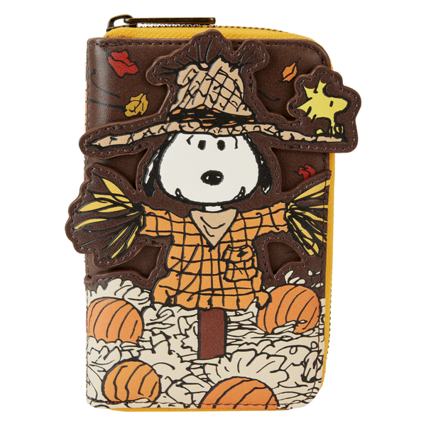 Peanuts - Snoopy Scarecrow Zip Around Wallet Purse