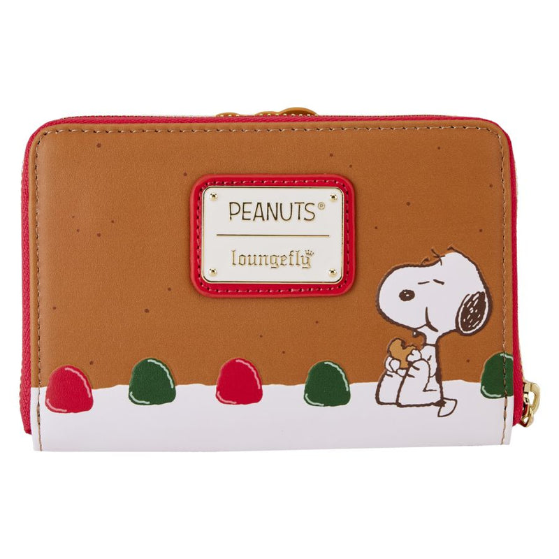 Peanuts - Snoopy Gingerbread Wreath Scented Zip Around Wallet