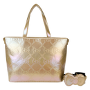 Sanrio - 50th Anniversary Metallic Gold Tote Bag with Coin Purse