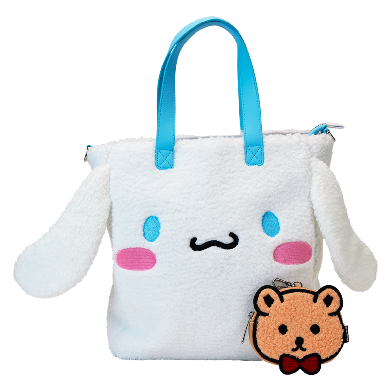 Sanrio - Cinnamoroll Sherpa Tote Bag with Coin Purse