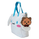 Sanrio - Cinnamoroll Sherpa Tote Bag with Coin Purse