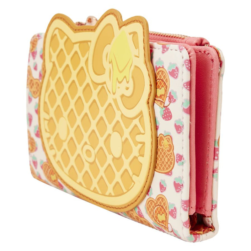 Hello Kitty - Breakfast Waffle Flap Wallet Purse