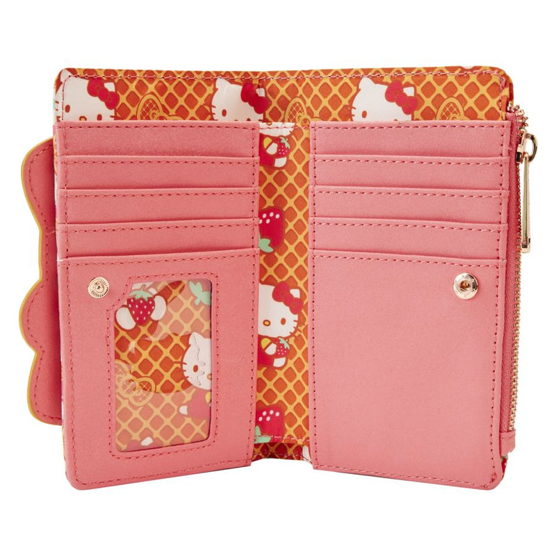 Hello Kitty - Breakfast Waffle Flap Wallet Purse