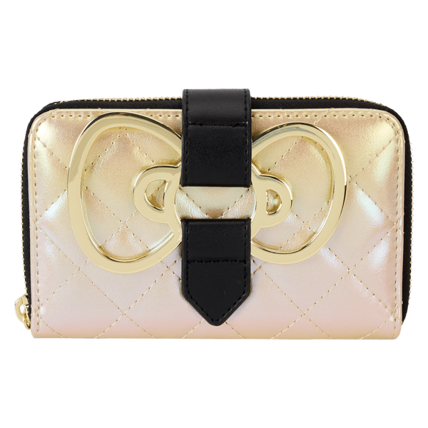Sanrio - 50th Anniversary Metallic Gold Zip Around Wallet