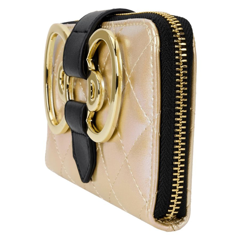 Sanrio - 50th Anniversary Metallic Gold Zip Around Wallet