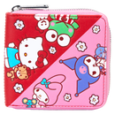 Sanrio - Hello Kitty & Friends Colour Block Zip Wallet