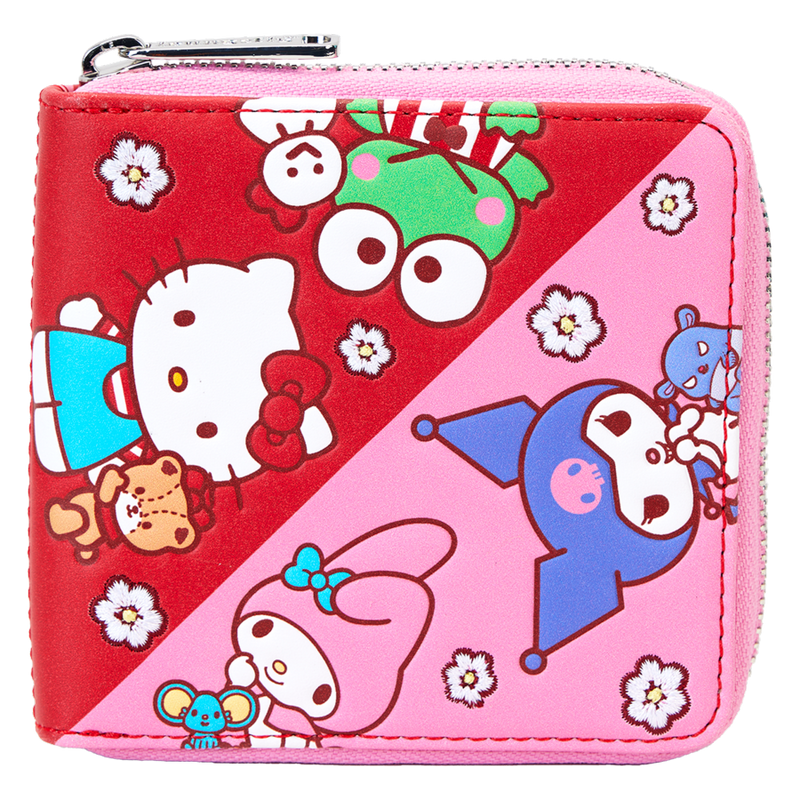 Sanrio - Hello Kitty & Friends Colour Block Zip Wallet