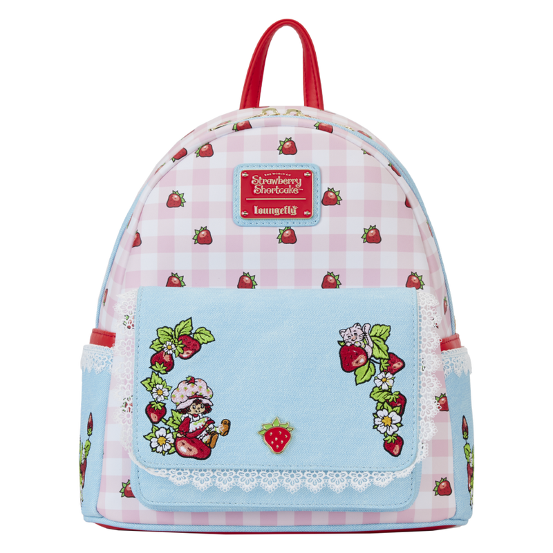 Strawberry Shortcake - Denim Pocket Mini Backpack