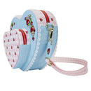 Strawberry Shortcake - Denim Heart Crossbody Bag