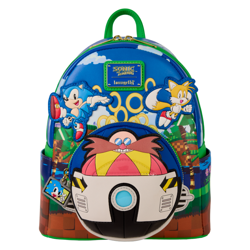 Sonic the Hedgehog - Green Hill Zone Light Up Mini Backpack