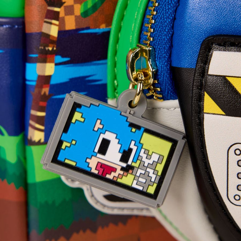 Sonic the Hedgehog - Green Hill Zone Light Up Mini Backpack