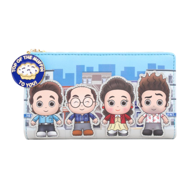 Seinfeld - Chibi City Flap Wallet Purse