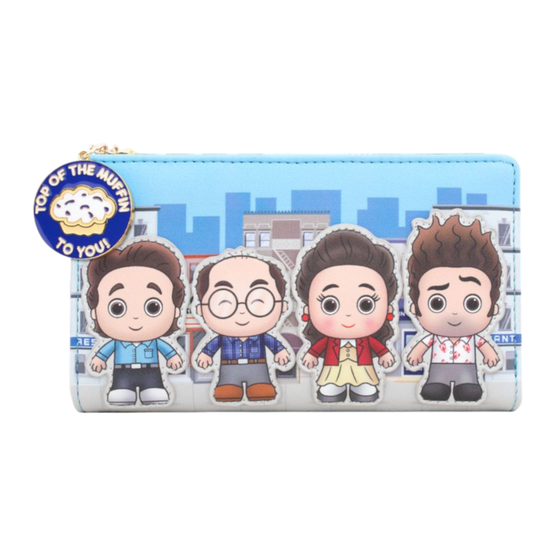 Seinfeld - Chibi City Flap Wallet Purse