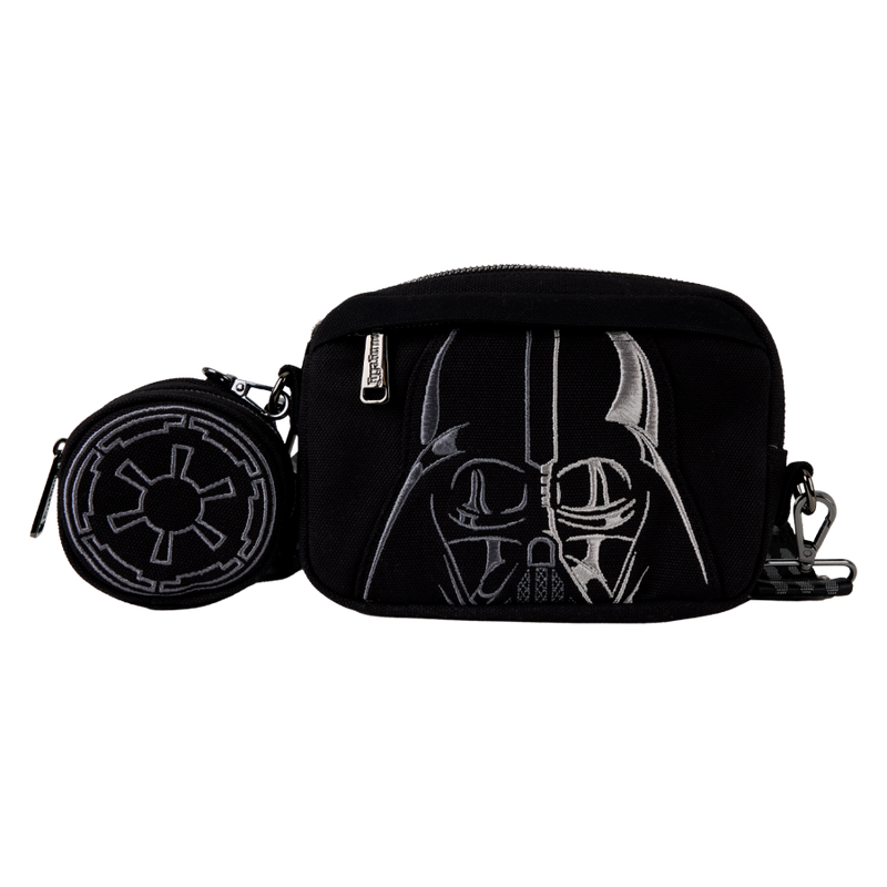 Star Wars - Darth Vader Canvas Sling Crossbody Bag with Coin Purse